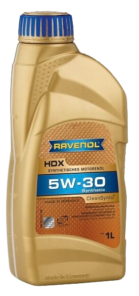 Моторное масло Ravenol HDX SAE 5W-30, 1л